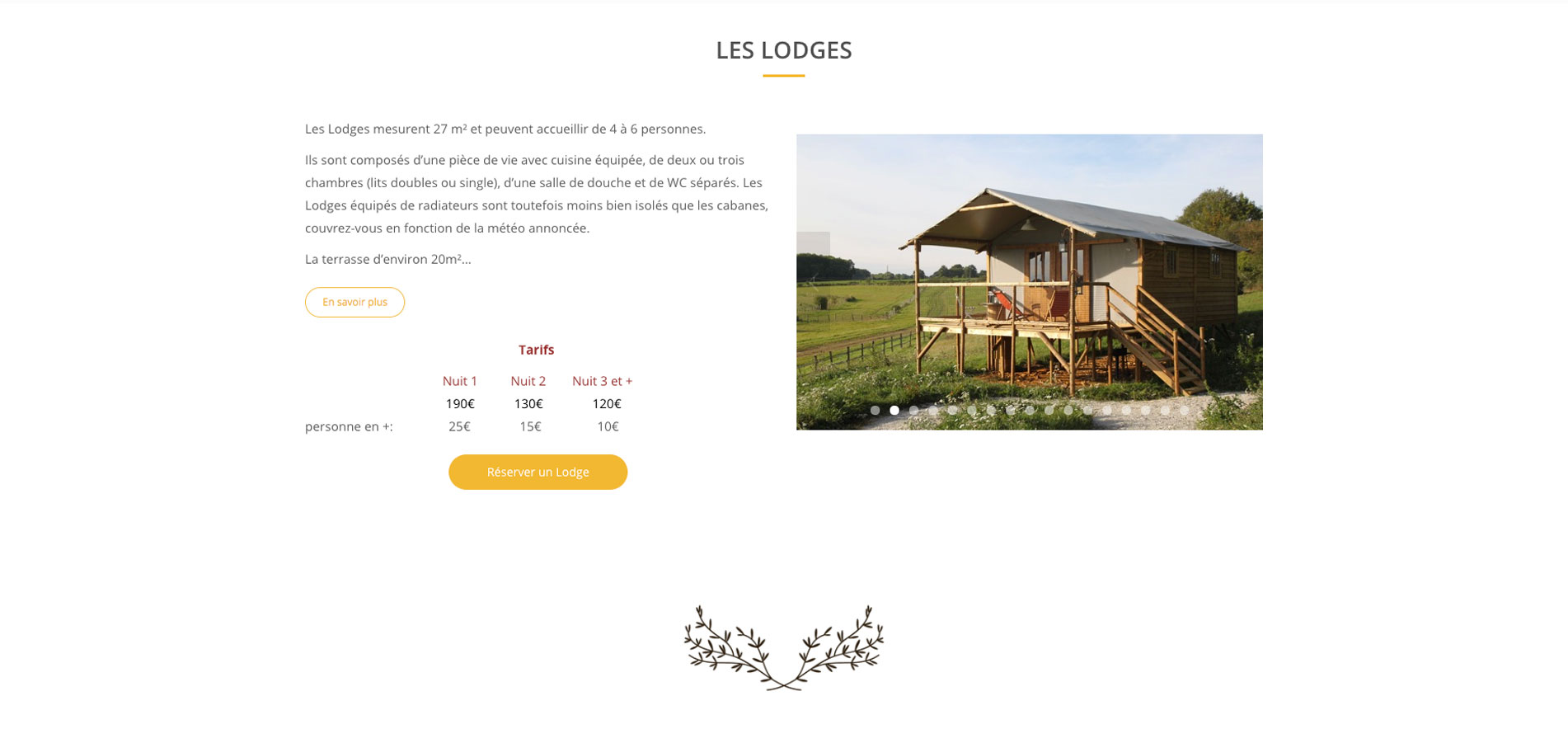 Country-Lodge présentation des lodges